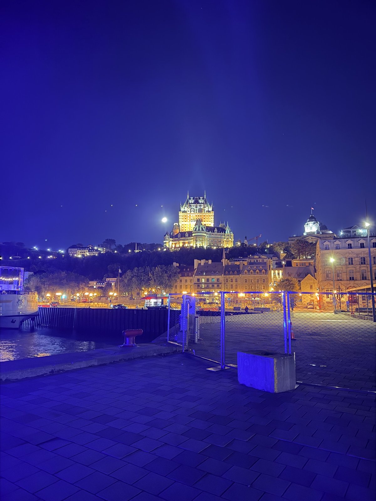 Château Frontenac la nuit